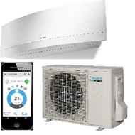 Daikin RAC Emura Fehér FTXJ20MW/RXJ20M inverteres klímaberendezés 2,0 kW R32