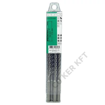 HIKOKI szerszám 783306 Fúrószár 6x165mm SDS-PLUS 4 élű (10db)