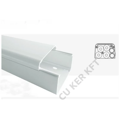 Kábelcsatorna VECAMCO 90x65 dekorcsatorna (9802-002-08) (16m/doboz)
